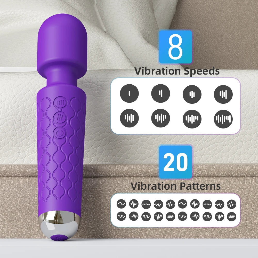 Rechargeable Wand Massager Vibrator - Image 7