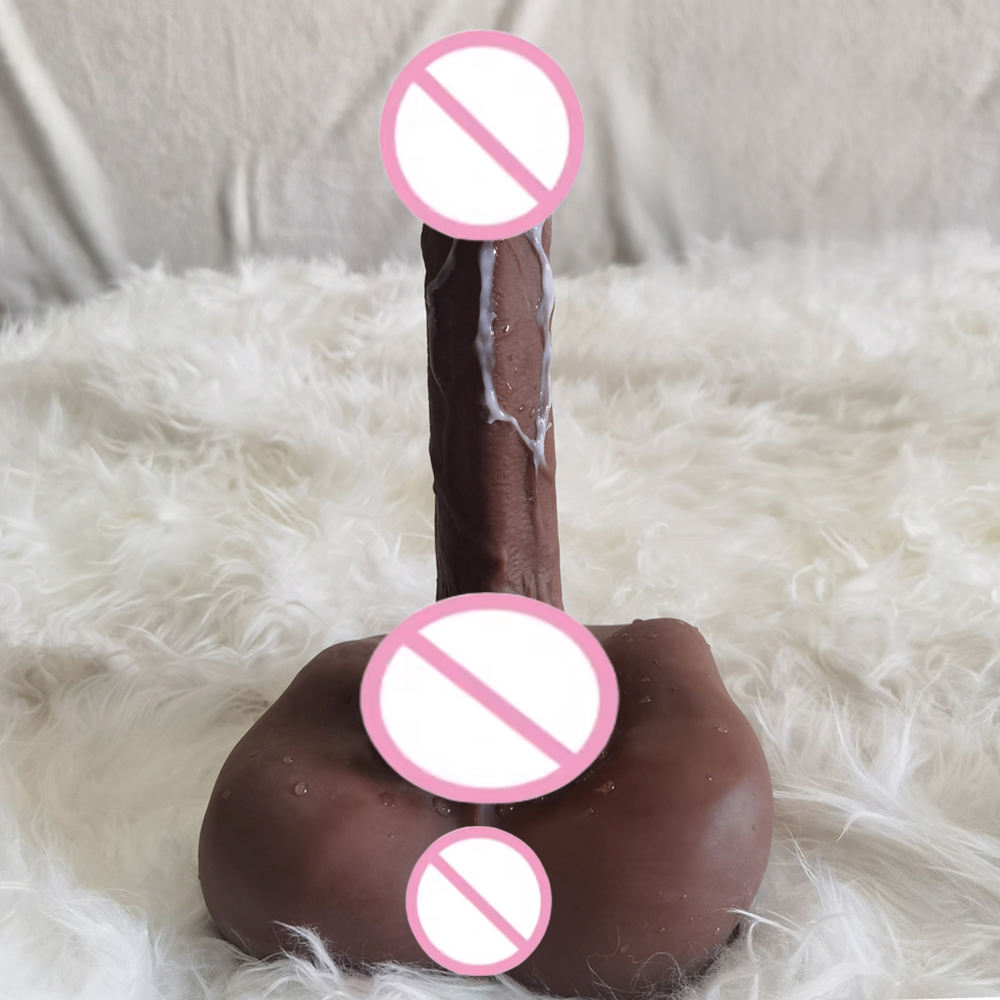 Unisex Sex Toys Realistic Veined Liquid Silicone Dildo - Image 4