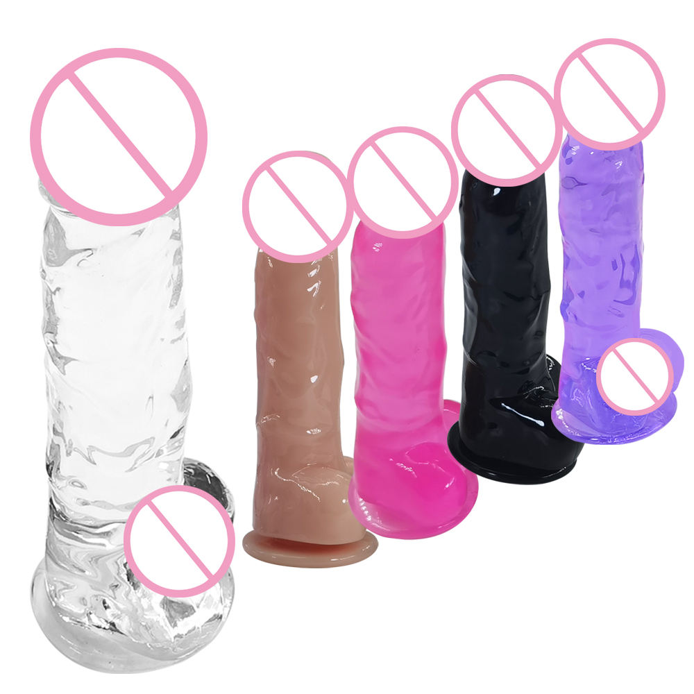 Mini Realistic Crystal Silicone Dildos Wand - Image 11