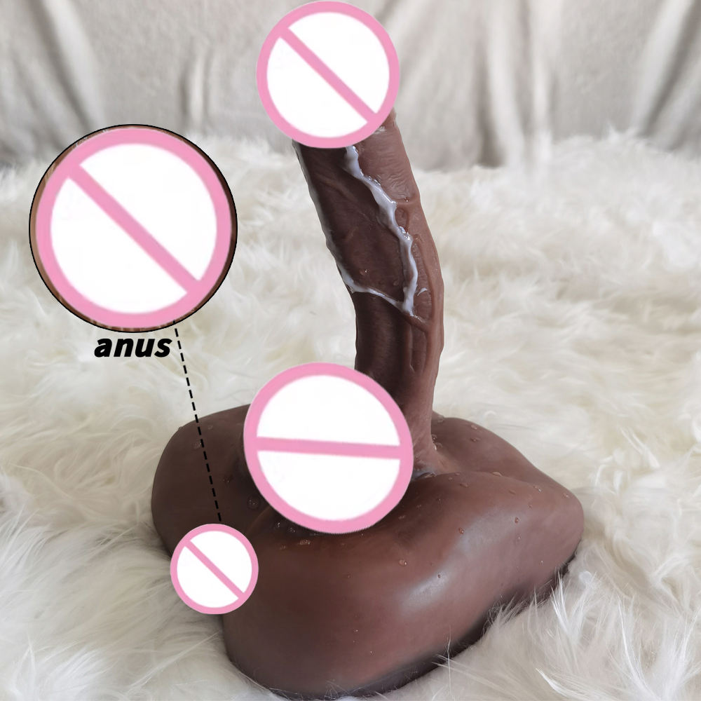 Unisex Sex Toys Realistic Veined Liquid Silicone Dildo - Image 3