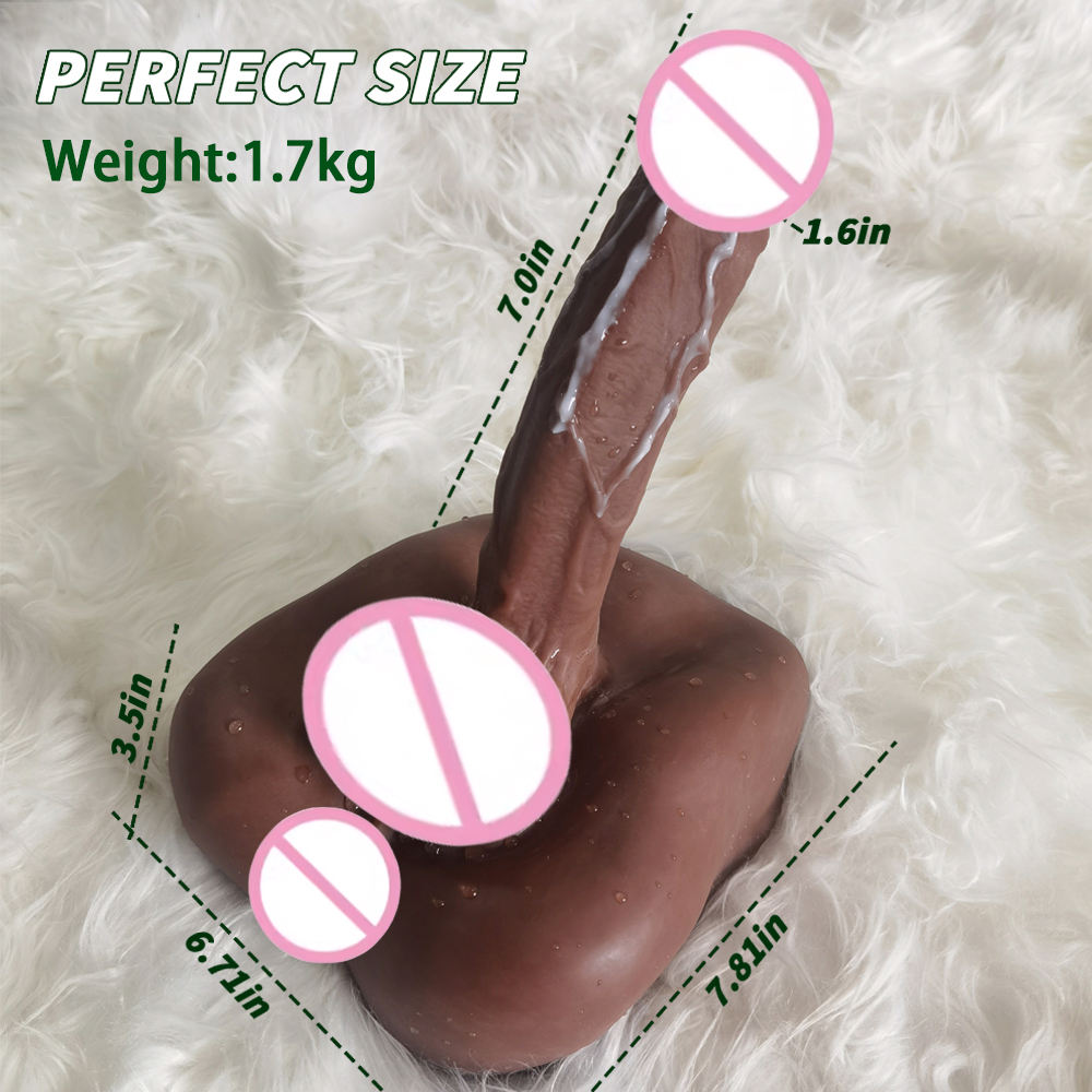 Unisex Sex Toys Realistic Veined Liquid Silicone Dildo - Image 9