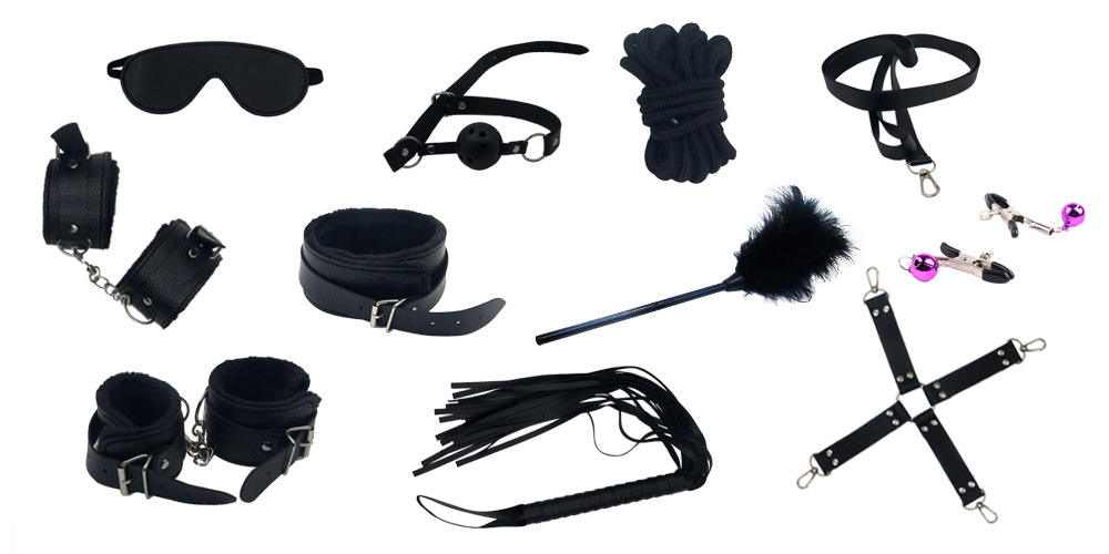 Wholesale 10pcs_set Erotic Toys Adults Bdsm Sex Bondage Set - Image 4