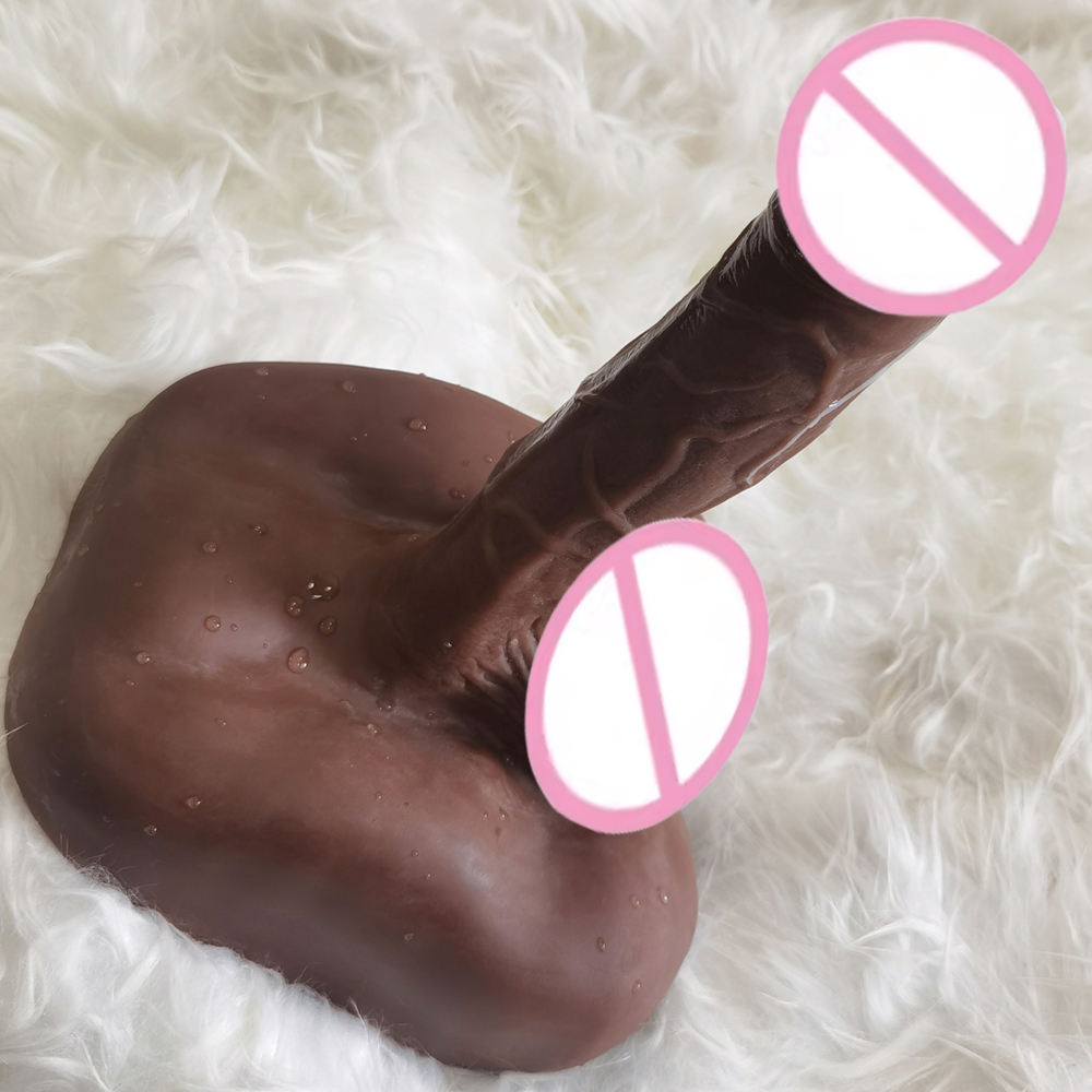 Unisex Sex Toys Realistic Veined Liquid Silicone Dildo - Image 2