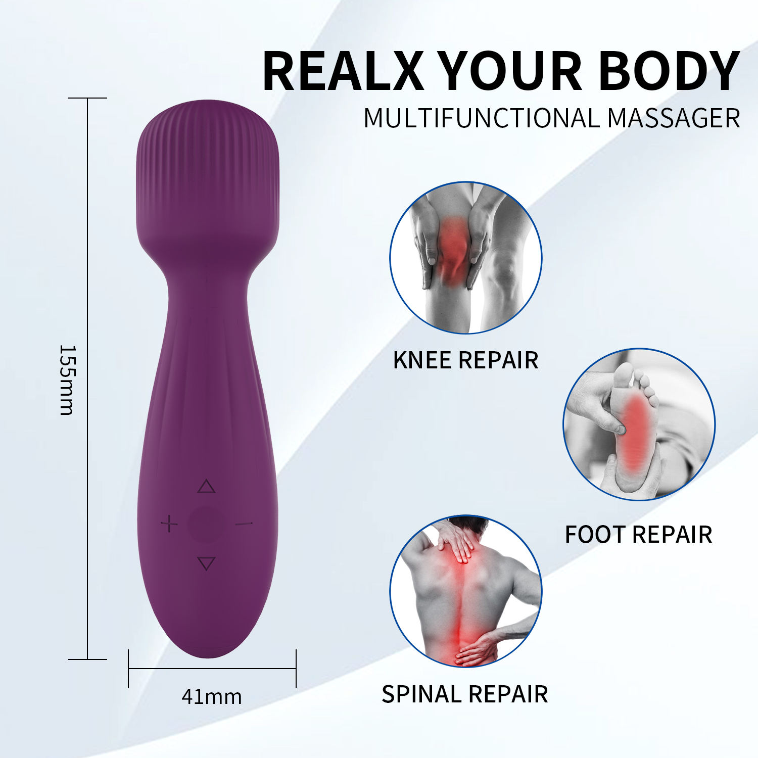Rechargeable Handheld Body Massager - Image 5