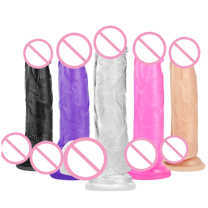 Mini Realistic Crystal Silicone Dildos Wand - Image 5